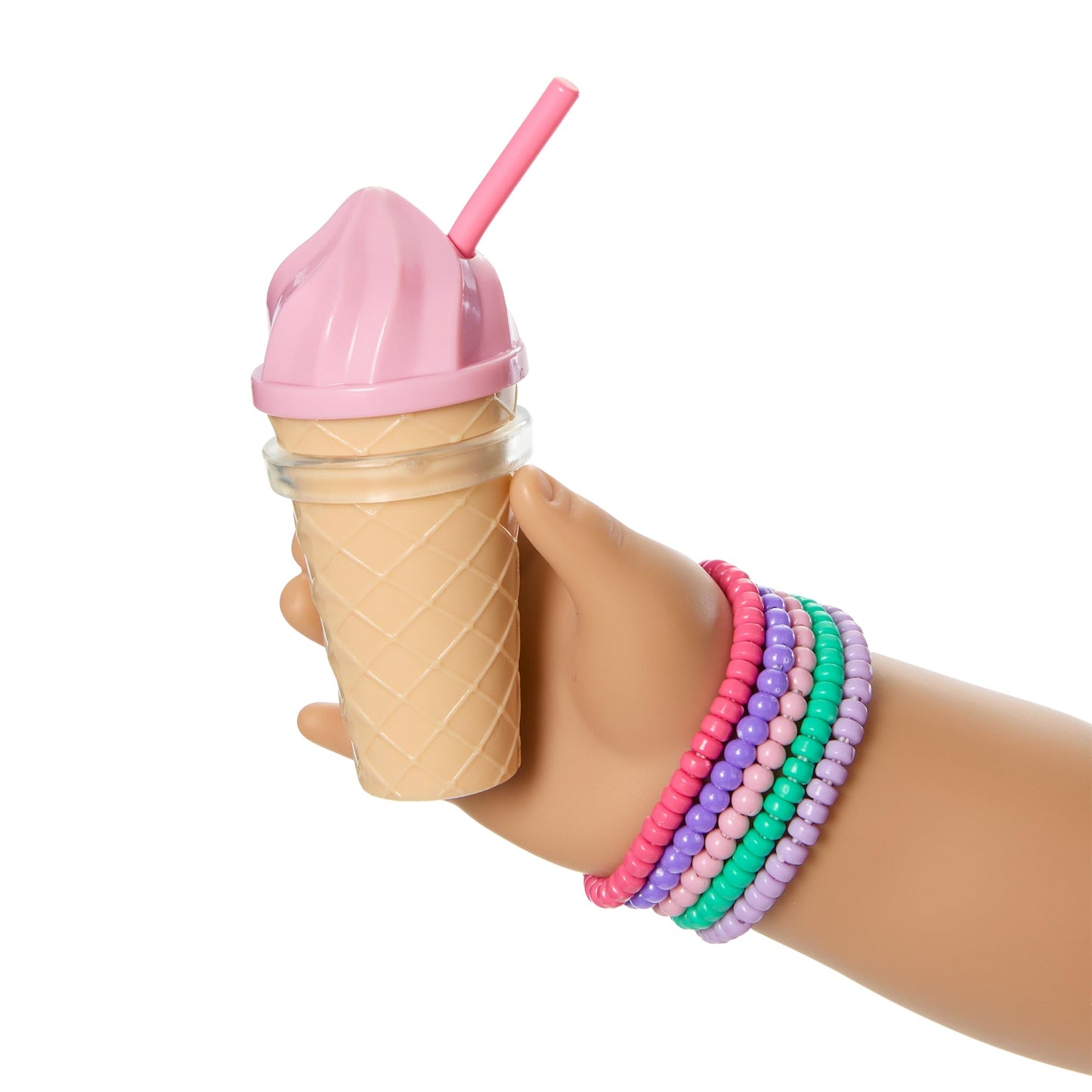 American Girl, Summer McKinny Girl of The Year 2025 18-inch Doll Accessories, with a Headband, Purse, and Tumbler, Ages 6+