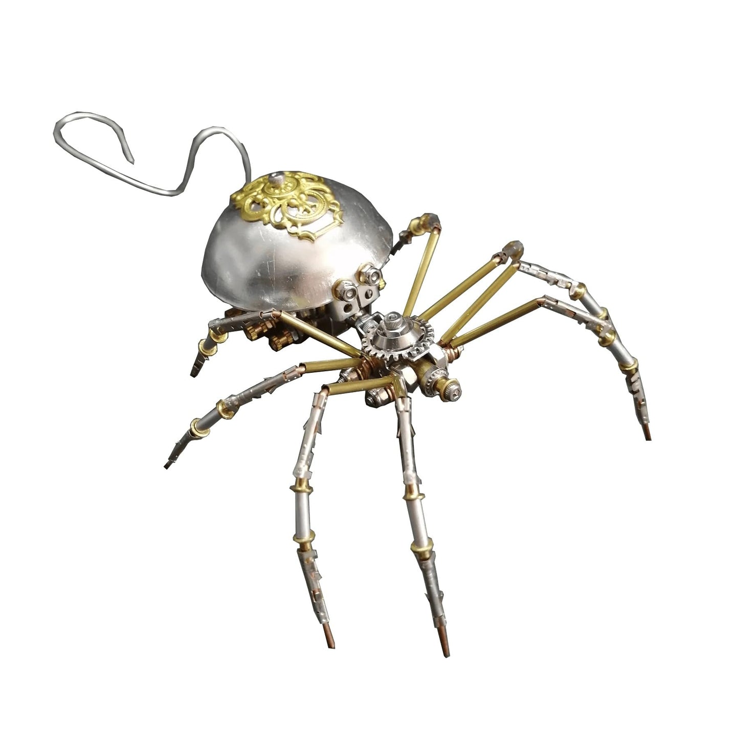 Steampunk Mechanical Insect Spider 3D Metal Puzzle Model Kits 150+ Parts No Glue Build Unique Desk Decor Christmas & Birthday Gift for Men