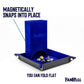 FanRoll Fold Up Dice Tower: Blue, Role Playing Game Dice Accessories for Dungeons and Dragons