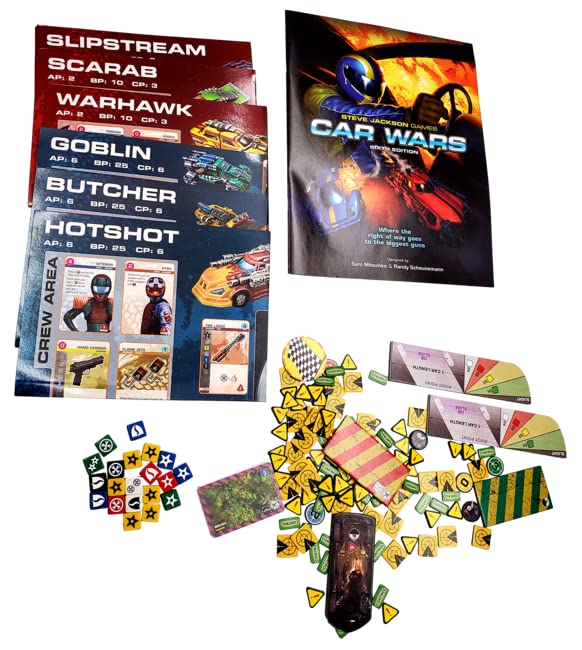 Steve Jackson Games Car Wars Two-Player Starter Set Blue/Green