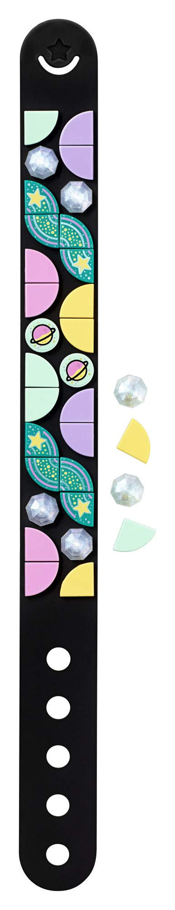 LEGO DOTS Cosmic Wonder Bracelet 41903 DIY Craft Bracelet Making Kit, A Fun Craft kit for Kids who Like Making Creative Jewelry, That Also Makes