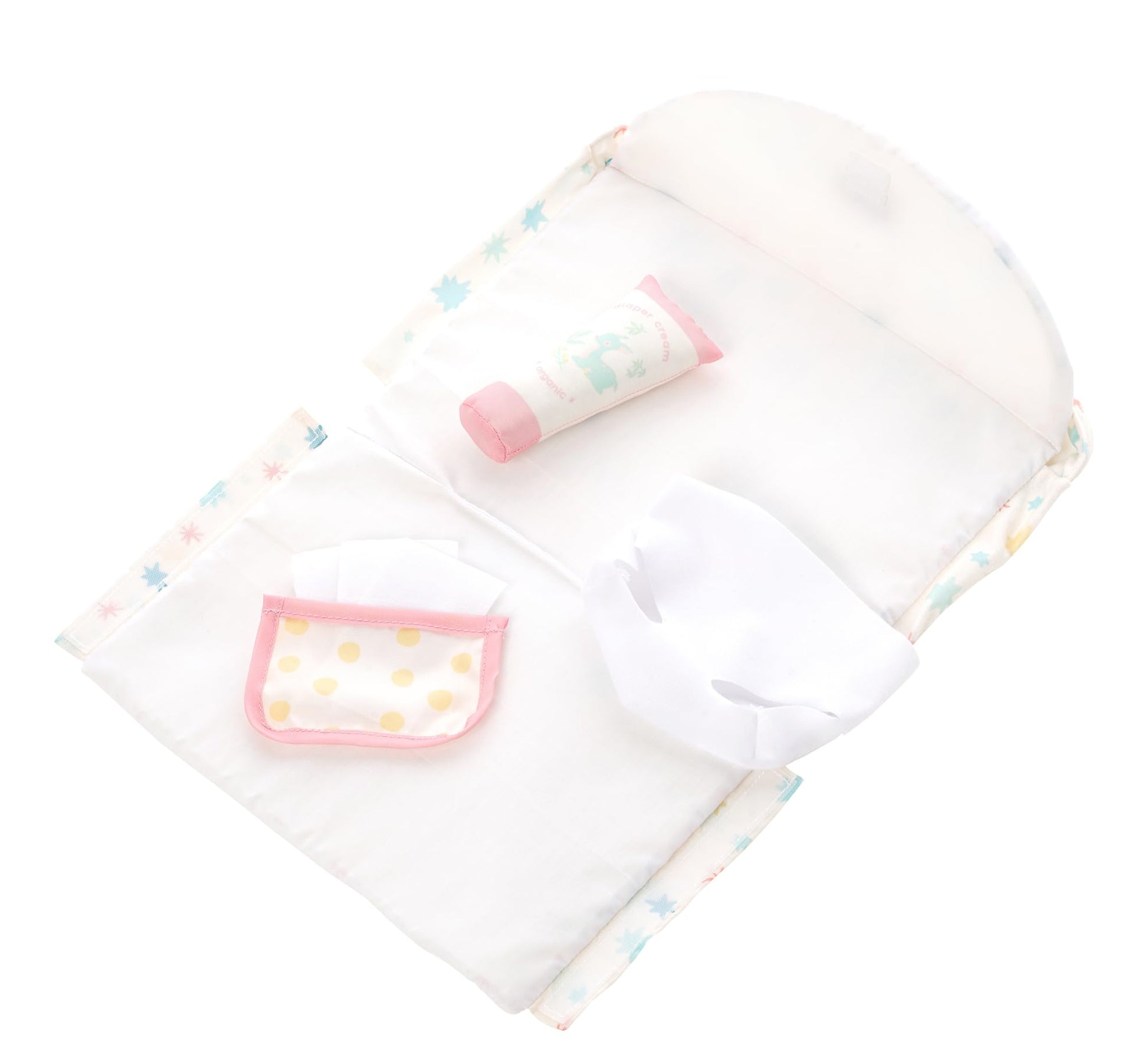 Love, Stella 6-Piece Diaper Bag Changing Mat Combo for Soft Dolls by Manhattan Toy