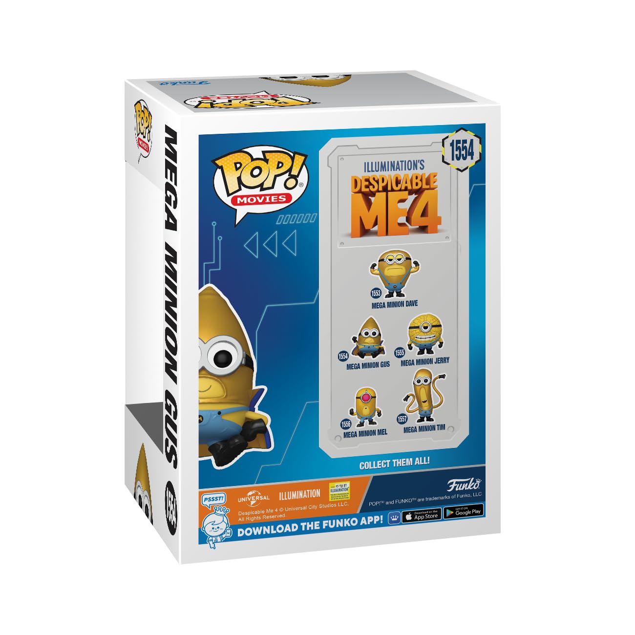 Funko POP! Movies: Despicable Me 4 - Super Gus - Despicable Me: Minions - Collectable Vinyl Figure - Gift Idea - Official Merchandise - for Kids &
