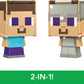 Mattel Minecraft Flippin’ Figs Figures Collection with 2-in-1 Fidget Play, 3.75-in Scale, Large Heads & Pixelated Design (Characters May Vary)