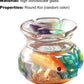 Dollhouse Fish Tank, 1:12 Scale Miniature Resin Accessories for Garden Scene Decor, Realistic Chic Resin Dollhouse Fish Tank, Desktop Ornaments
