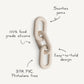 mushie Silicone Baby Links Teether Toy (Dried Thyme)