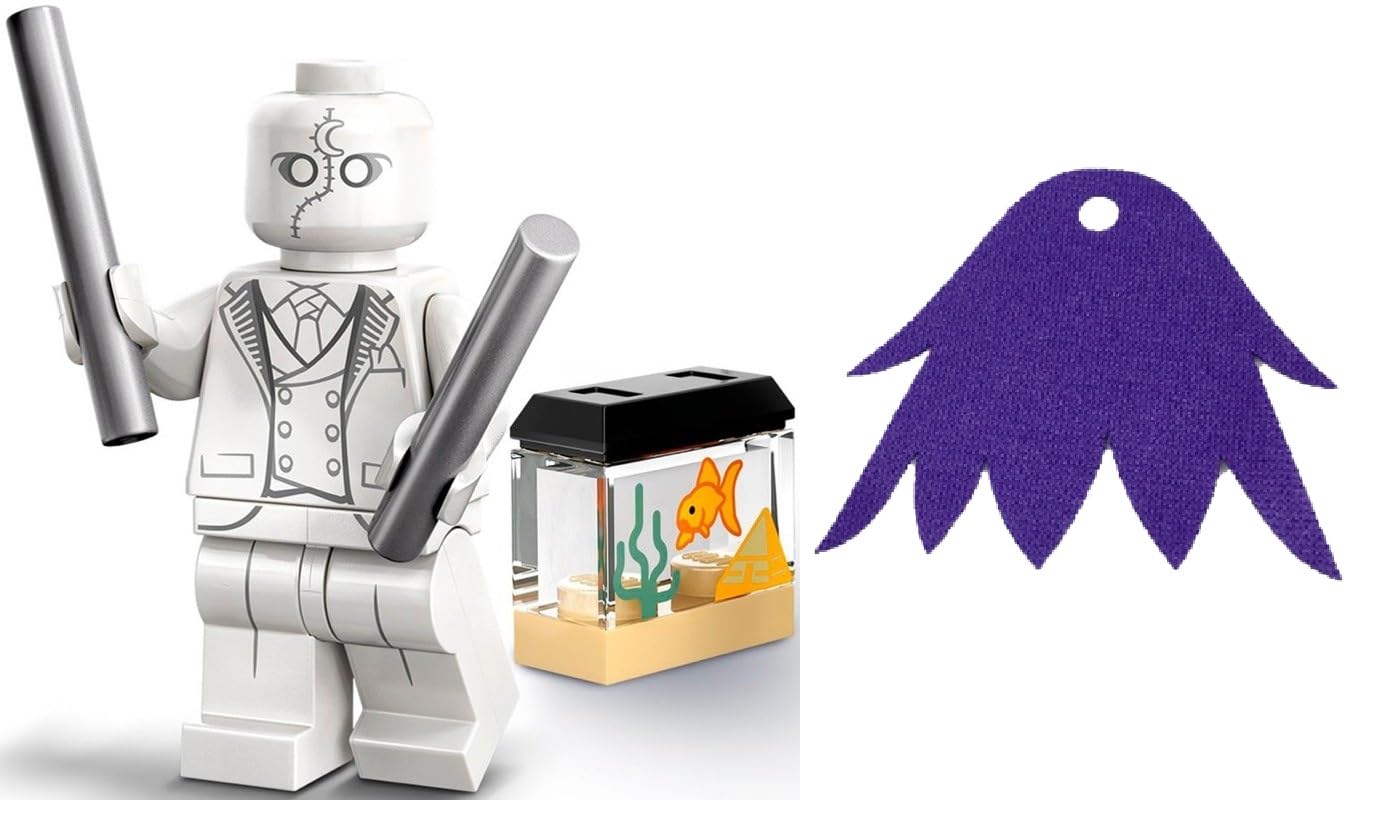 LEGO Marvel Series 2 Minifigure: Mr Knight with Purple Maleficent Cape - Superheroes 71039