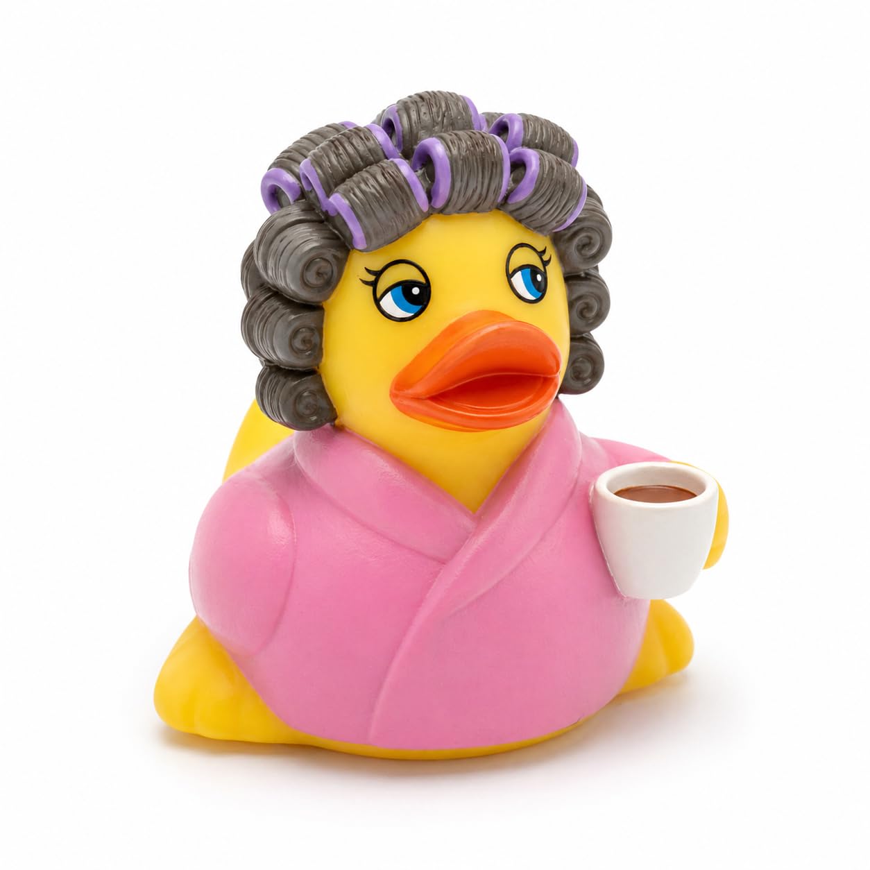 DUCKY CITY 3 Inch Coffee Lover Rubber Duck [Sealed, Floats Upright] | Jeep Ducks for Ducking, Birthday Gift, Funny Desk Decor | Baby Safe Lead-Free