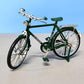 Veloshine Mini Vintage-Style Alloy Bicycle Model, Classic Black Figurine, Desktop Ornament, Manual Assembly, for Friends, Family