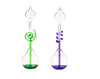 Colorful Office Thinking Hand Boiler, Glass Science Energy Transfer, Children Science Experiment, Love Birds Color Meter Hand Boiler, 2 Pcs