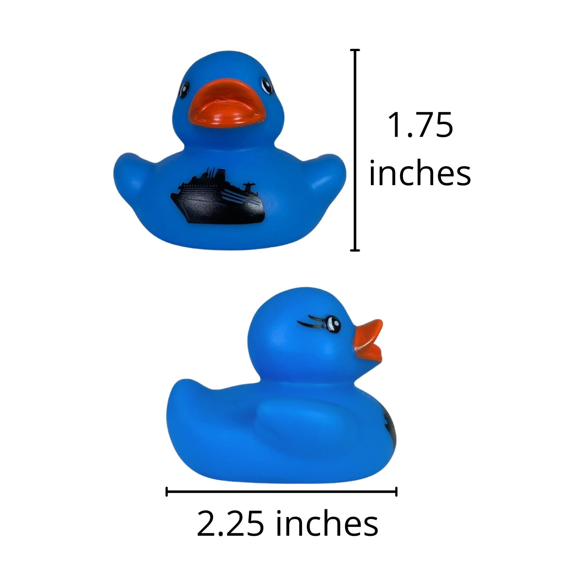 Cruise Ship Cruising Ducks Rubber Duck | Bulk 20 Pack | Rubber Ducky 2.25 inches Wide and 1.75 inches Tall | Use with Cruising Duck Tags | Carnival