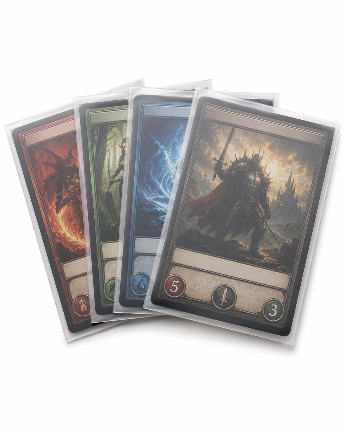Ultra PRO - 500ct Clear PRO-Matte Standard Card Sleeve Deck Protector, Protect & Store Collectible Cards, Sports Cards, MTG, D&D Cards, Sized to Fit