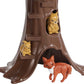 Barbie Vet Doll & Playset, Animal Rescuer Theme with 8 Wildlife Figures, Treehouse, Care Station, Rope Bridge & Accessories