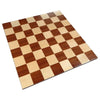Zelus Borderless Tournament Chess Board with Inlaid Mahogany Wood, Large 18 x 18 Inch, Board Only