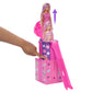 Barbie Rise & Surprise Doll & Accessories, Pet Birthday Series with 12 Surprises Including Slide & Color-Change Activity