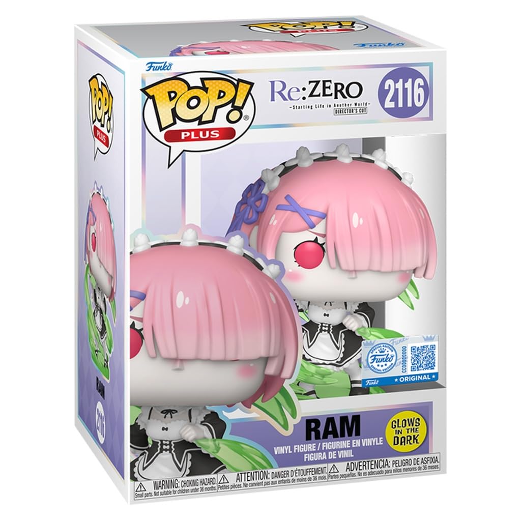 Funko Re:Zero Ram Wind Magic GW Pop! Plus RS Vinyl Figure