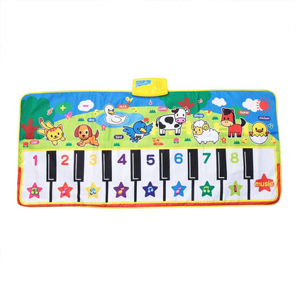 ABC Mats for Floor, Two-Step Dance & Music Piano Mat for Kids Indoor Play