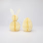 Easter Decorations, 4Pcs Easter Honeycomb DIY Table Centerpiece Set, Cute Table Centerpiece Decor for Easter Decors, Egg Hunt Supplies