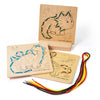 Bigjigs Toys Lacing By Numbers - Dinosaur Wooden Threading Toy for Toddlers 3 Years +, Fine Motor Skills Toys