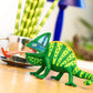 Safari Ltd. Veiled Chameleon Figurine - Detailed 9.25" Model Figure - Educational Toy for Boys, Girls, and Kids Ages 3+