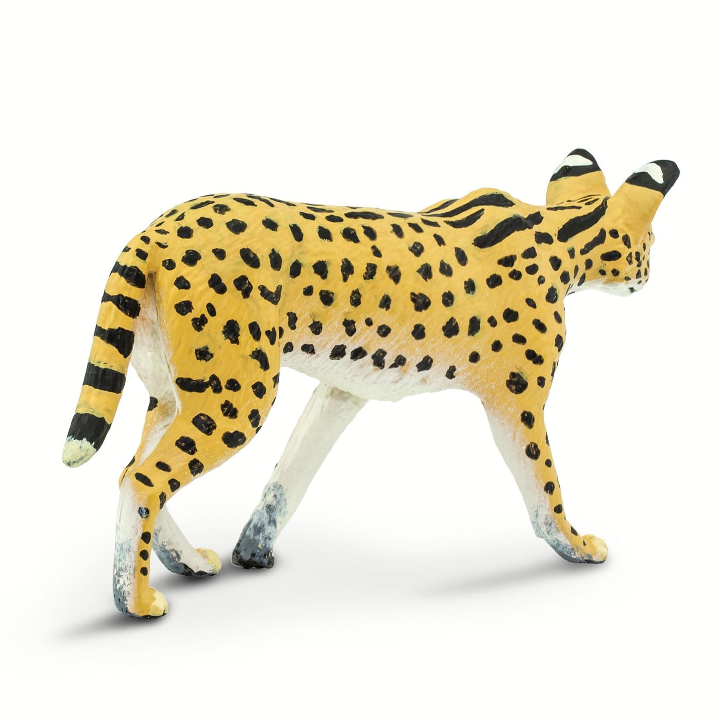 Safari Ltd. Serval Figurine - Realistic 3.75" Wild Cat Figure - Educational Toy for Boys, Girls, and Kids Ages 3+