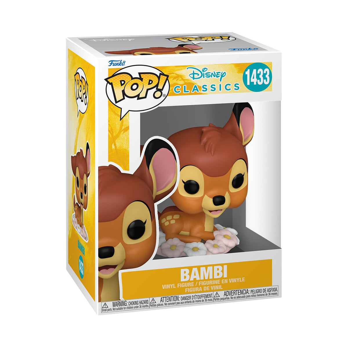 Funko POP! Disney: Bambi 80th Anniversary - Bambi - Collectable Vinyl Figure - Gift Idea - Official Merchandise - for Kids & Adults - Movies Fans