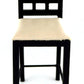 Melody Jane Dolls Houses Black Bar Stool High Chair Miniature Kitchen Pub Furniture 1:12