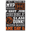 Nothin' But Net Plastic Table Cover, 54" x 102" - 1 Piece - Disposable Tablecloth for Basketball Fans & Themed Celebrations
