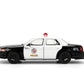 Jada Fast & Furious Ford Crown Victoria Diecast Car Toys - 1:32 Scale Police Vehicle with Opening Doors - Movie Replica for Fans and Collectors
