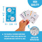 Regal Games - Double 9 Domino Playing Cards - Colored Dots Deck - Family-Friendly Domino Card Game - 2-8 Players - Ages 8+ - 55 Card Deck - 3.5” x