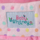 Pastel Polka Dot Baby Doll Bed 15" | Bassinet and Carrier for Dolls
