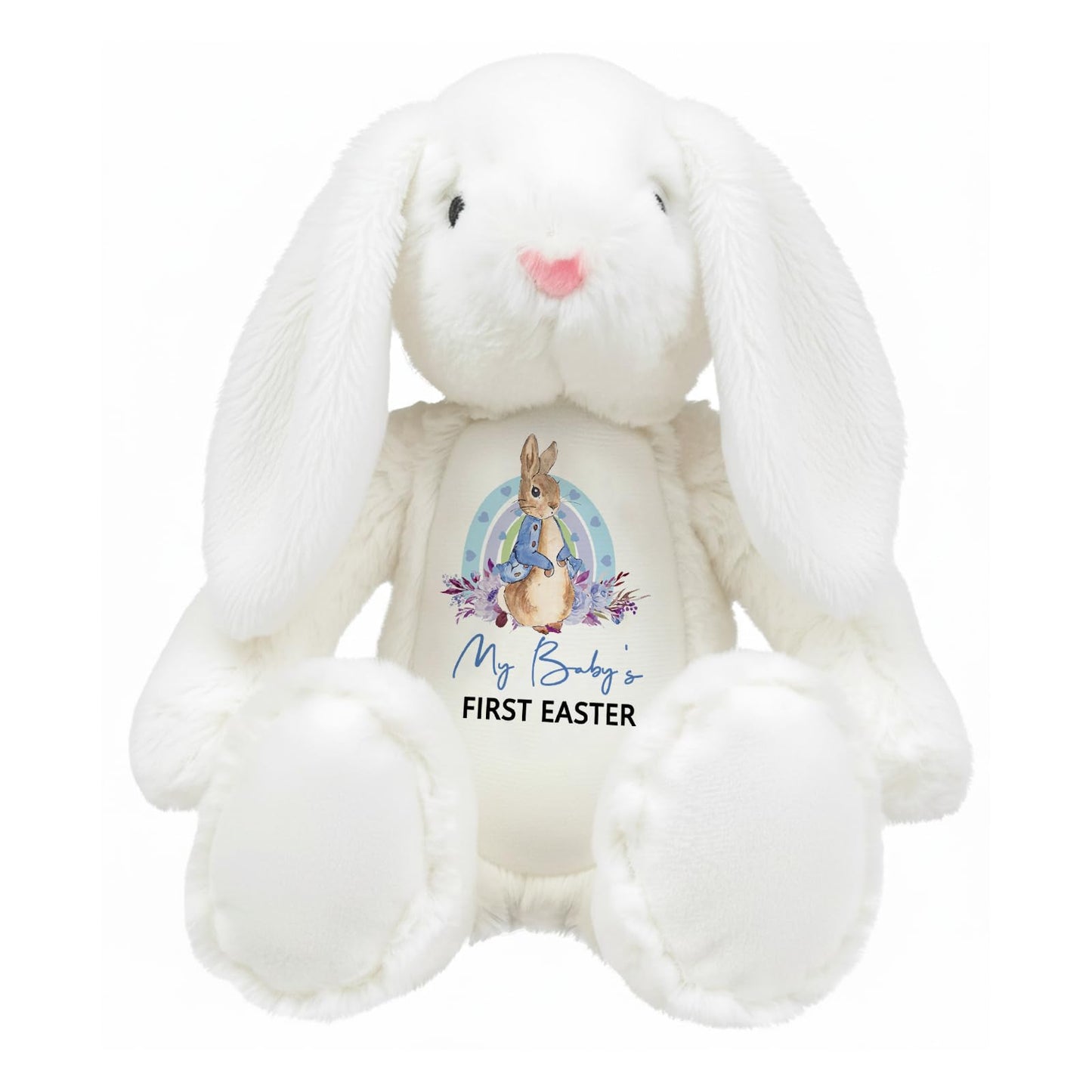 OAEUQ 2026 My Baby's First Easter Gift Easter Themed Plush Bunny Toys Pillow Toys to Accompany Your Child Baby Flowers Newborn Gifts for Boys