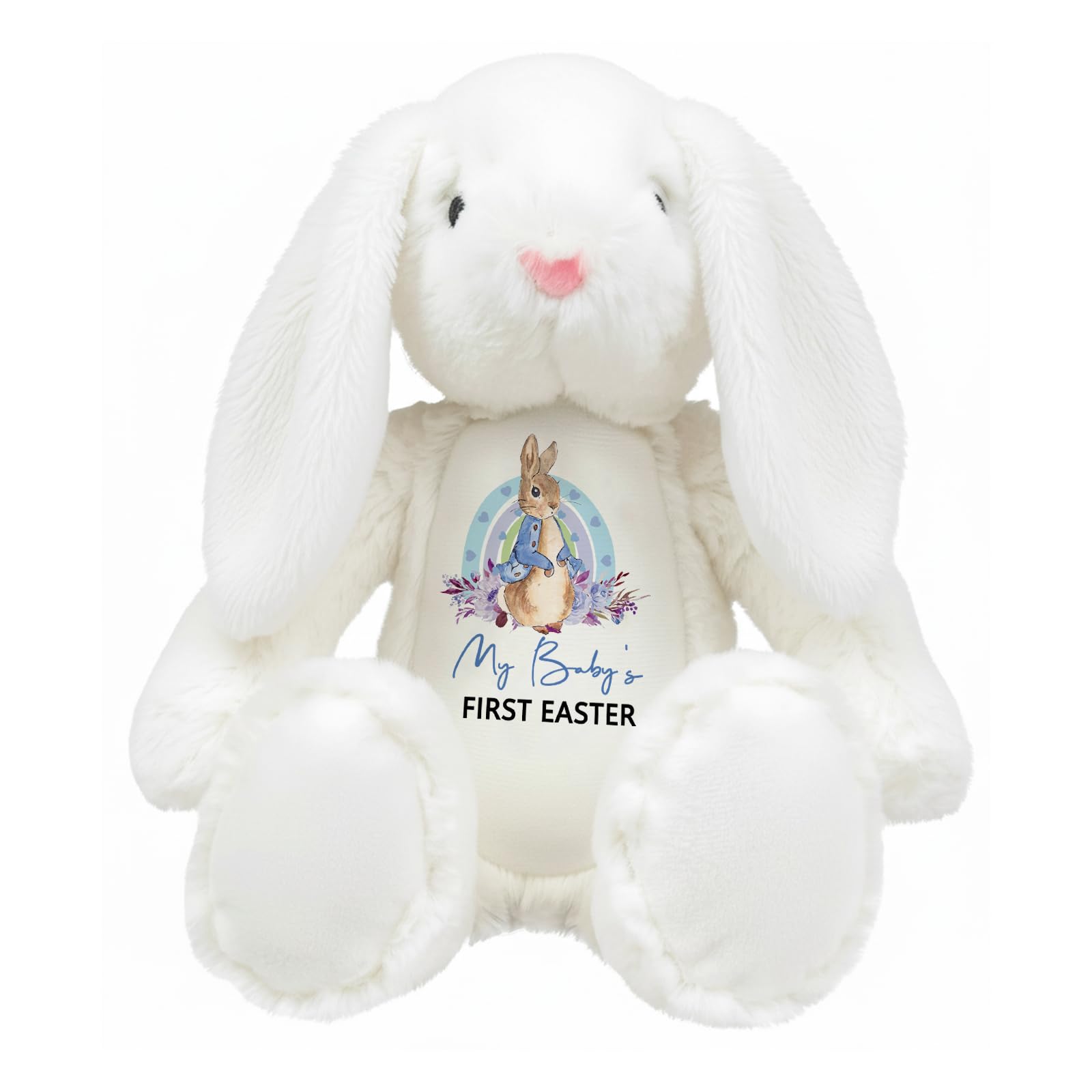 OAEUQ 2026 My Baby's First Easter Gift Easter Themed Plush Bunny Toys Pillow Toys to Accompany Your Child Baby Flowers Newborn Gifts for Boys
