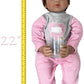 22" Baby Doll | Reborn Realistic Baby Doll that Looks Real | Weighted Soft Newborn Silicone Baby Doll Gift Set with Swaddle Blanket, Pacifier Toy