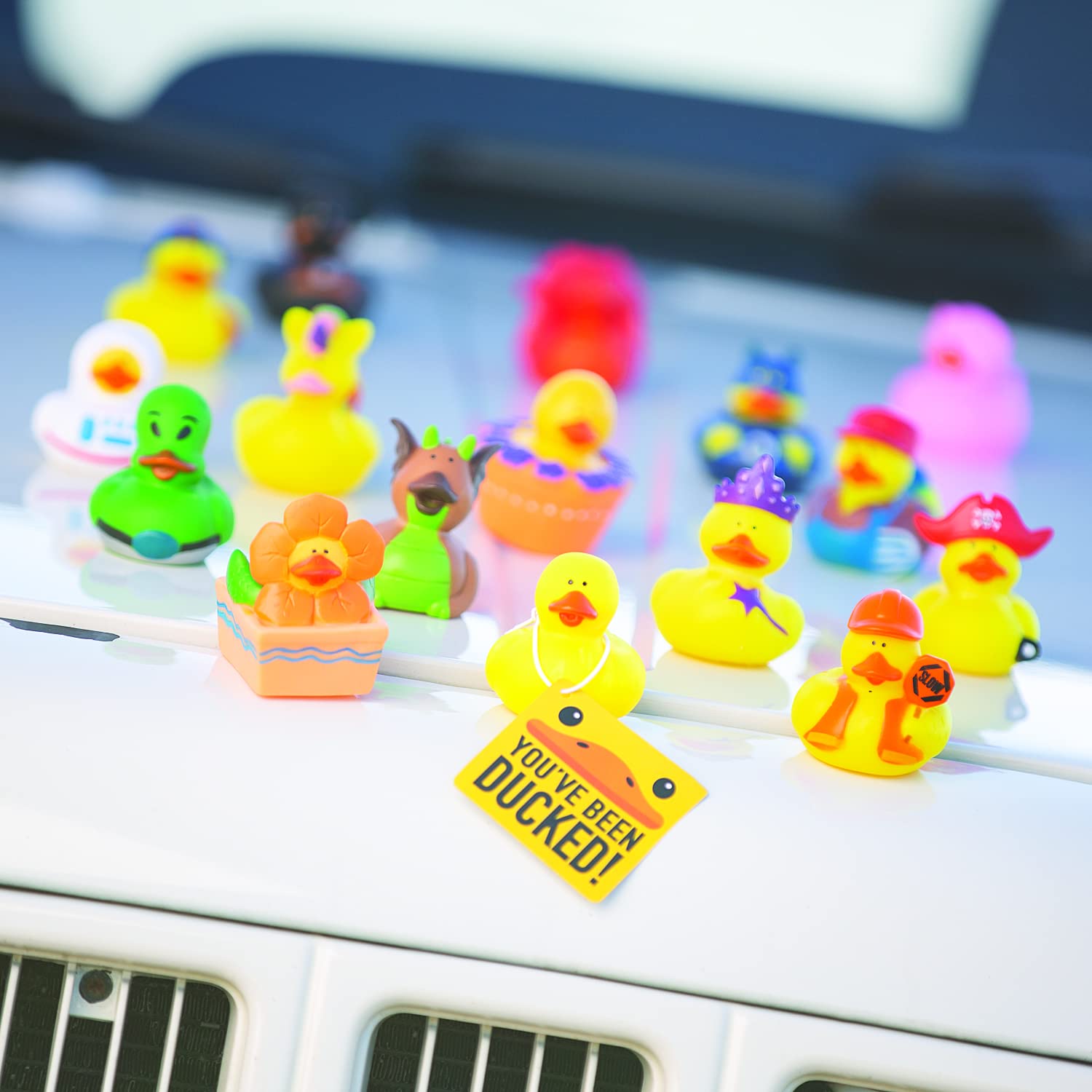 Fun Express You’ve Been Ducked Kit for 12 - Rubber Duckies