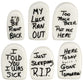 Dollhouse Miniature Tombstones