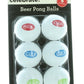 12ct Beer Pong Balls White w/Sayings Drinking Game College Frat Party Novelty