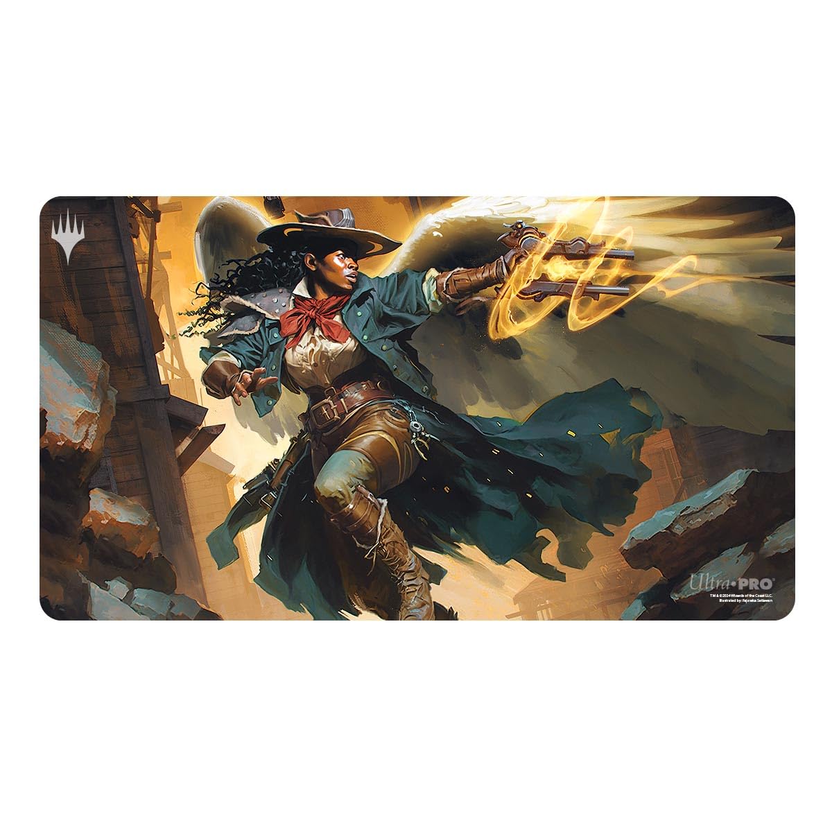 Ultra Pro ULP38392 Magic the Gathering Outlaws of Thunder Junction Archangel of Tithes Playmat