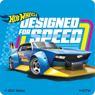 SmileMakers Hot Wheels Birthday Party Stickers - 100 Pack Race Car Decorations & Classroom Rewards | Teacher Supplies for Students | Boy Party Favors