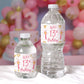 13th Birthday Water Bottle Labels - 20 Pink & Gold Waterproof Stickers for Girls Birthday Party Decorations, Supplies for Teen 13 Year Old Celebration