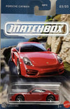 Matchbox Porsche Cayman [Red] 03/05, GGF12, 1:64 Scale Diecast Vehicle