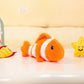 Glow Guards 12" Glowing Goldfish Plush Light Up Stuffed Animals Soft Plush Pillow Birthday Gifts for Toddler Kids Girls Boys (Orange)