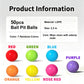 Plastic Ball Pit Balls 50/100/200/400 Pack for Baby Toddler Kids Play