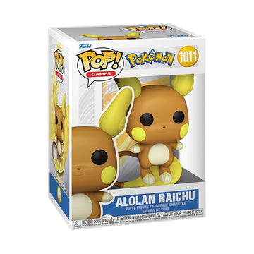 Funko Pop! Games: Pokemon - Raichu (Alolan) - Collectable Vinyl Figure - Gift Idea - Official Merchandise - Toys for Kids & Adults - Video Games Fans