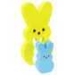 Animal Adventure | Peeps | 9” Collectible Yellow and Blue Wooden Nesting Bunnies