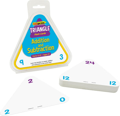 Teacher Created Resources Addition and Subtraction Triangle Flash Cards (EP62104)