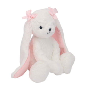 Bedtime Originals Blossom Plush Bunny Stuffed Animal Toy Plushie- Snowflake