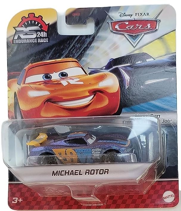 Mattel Disney Pixar Cars RS 24h Hour Endurance Race Complete Set of 4 Diecast Vehicles Bundle from GPN32-999E Release