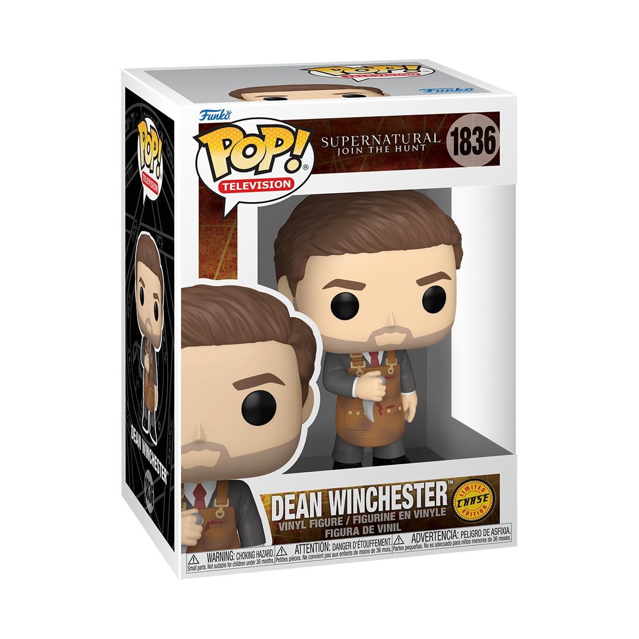 Funko Pop!TV: Supernatural - Dean Winchester - 1/6 Odds for Rare Chase Variant - Collectable Vinyl Figure - Gift Idea - Official Merchandise - Toys