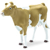 Safari Ltd. Guernsey Cow Figurine - Lifelike 5" Farm Animal Figure - Educational Toy for Boys, Girls, and Kids Ages 3+